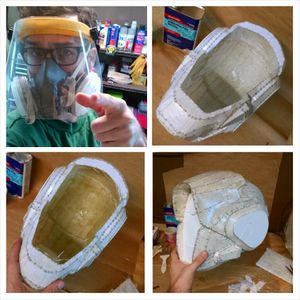 Enter the Warlock - Helmet Fabrication