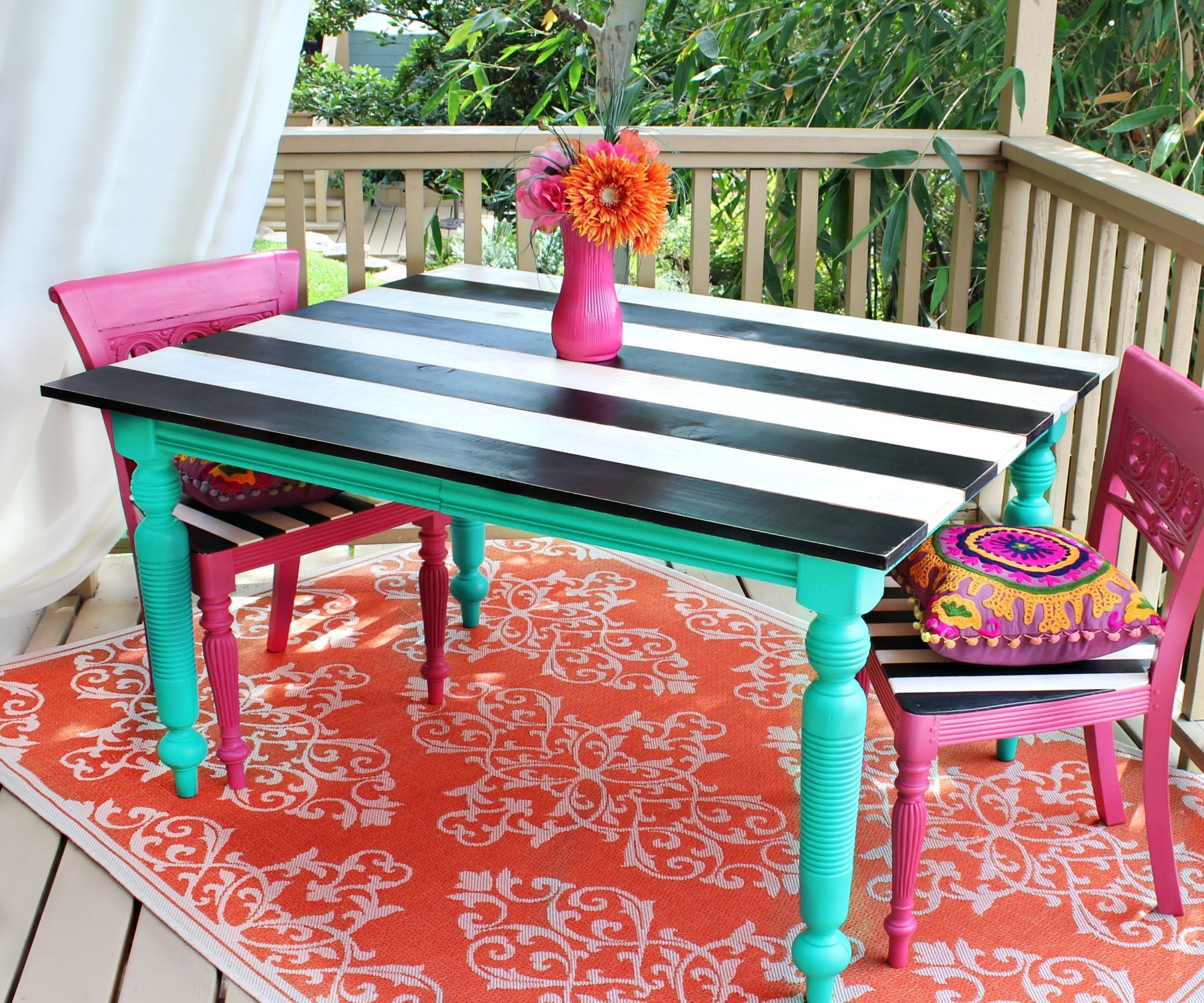 Outdoor Table Makeover