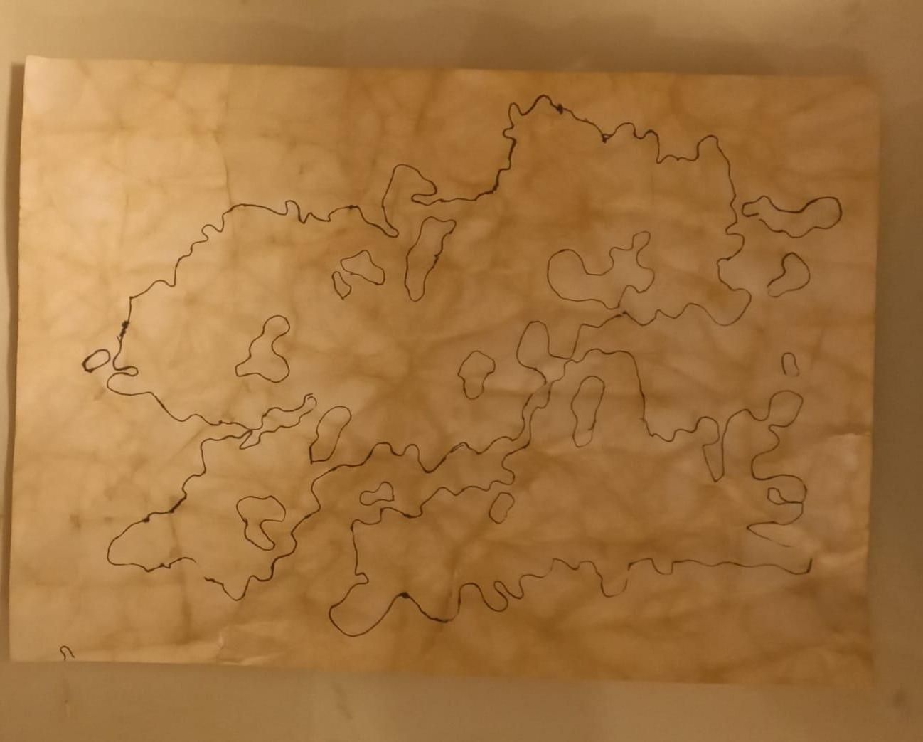 Paper Parchment - Antique Map