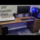 DIY Computer Desk | Cable Management, Storage, LED's