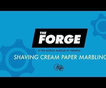 Shaving Cream Paper Marbling