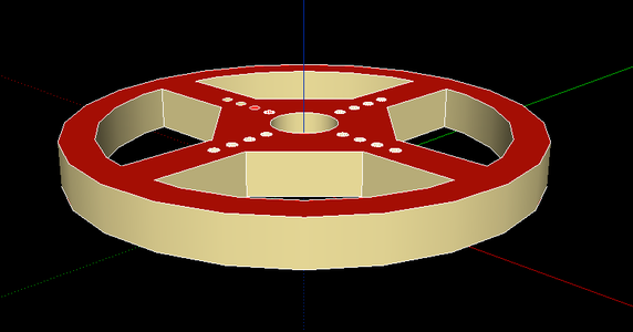 3D Servo Cart and Wheels
