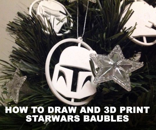 3D printed Starwars baubles