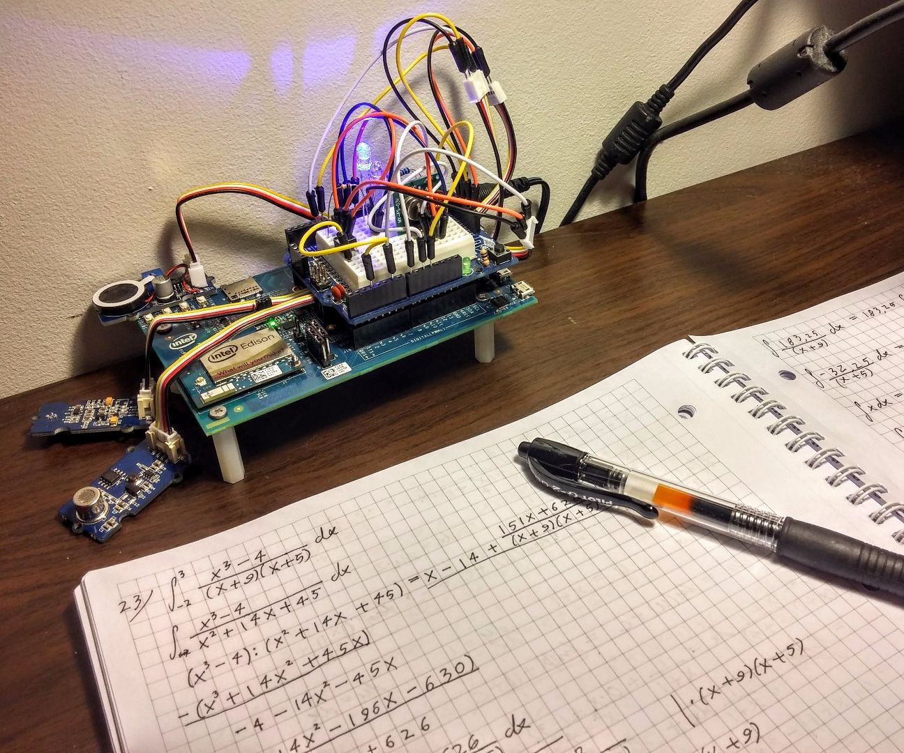 Automated Study Environment With Intel Edison