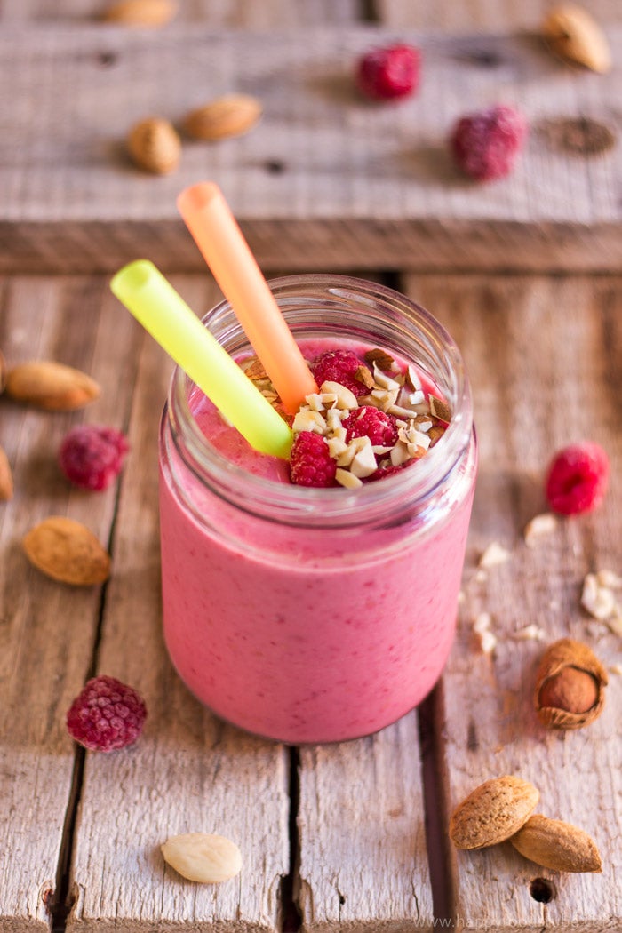 Raspberry Almond Smoothie