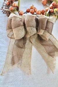 Make the Bow for Your Fall Front Door Wreath