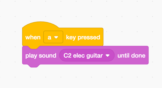 Option 2: Use a Guitar Sprite in Scratch!