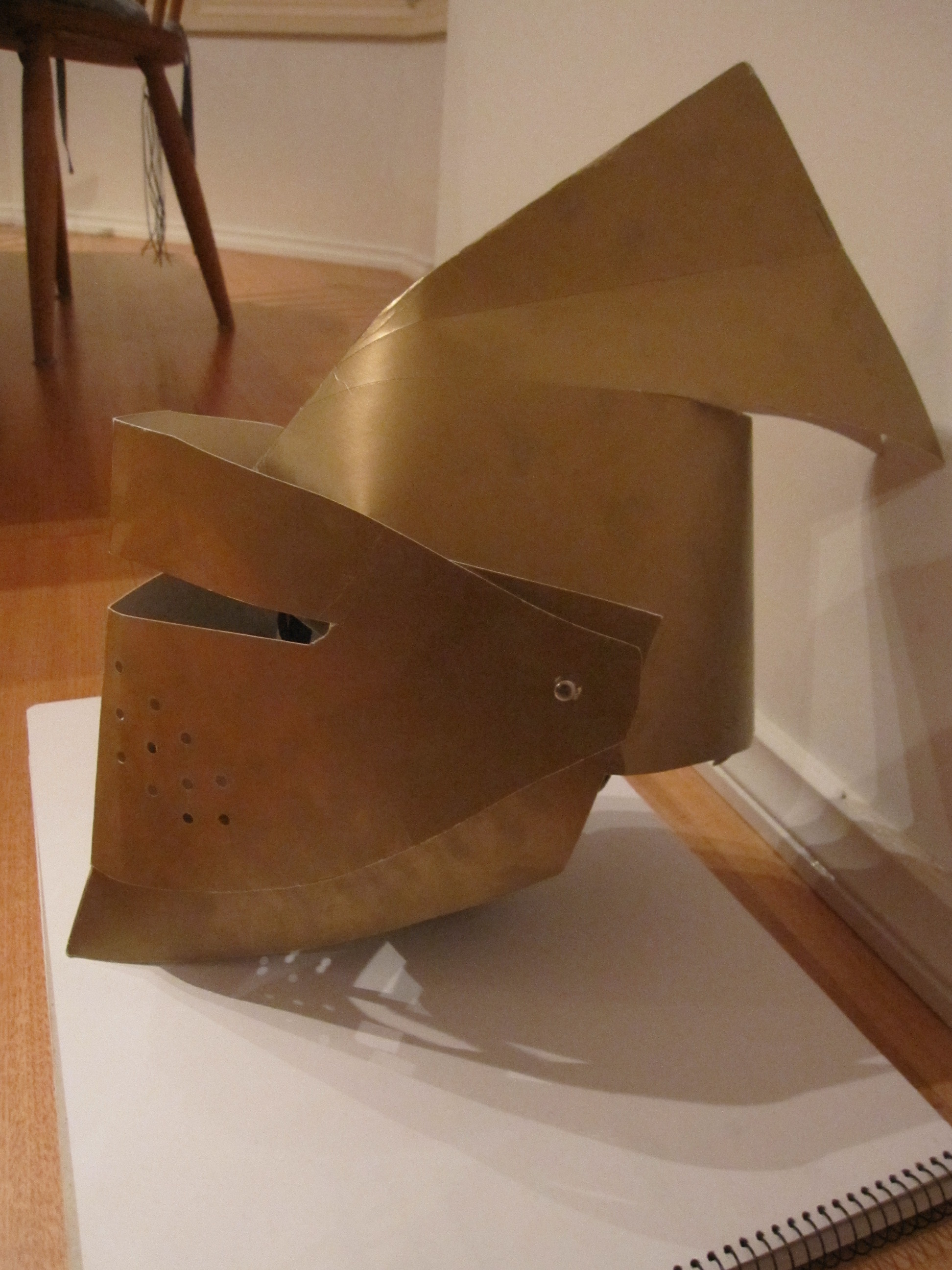 Cardboard Knight Helmet Instructables