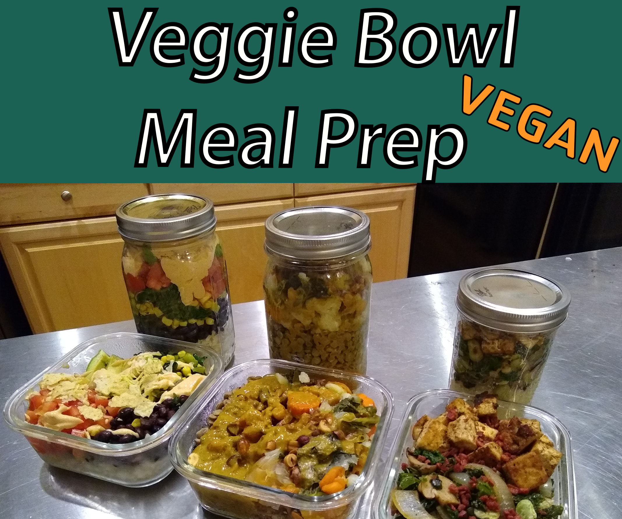 Easy Veggie Bowl Meal Prep - Vegan