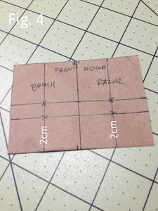 Making the Brush and Razor Rest Pattern