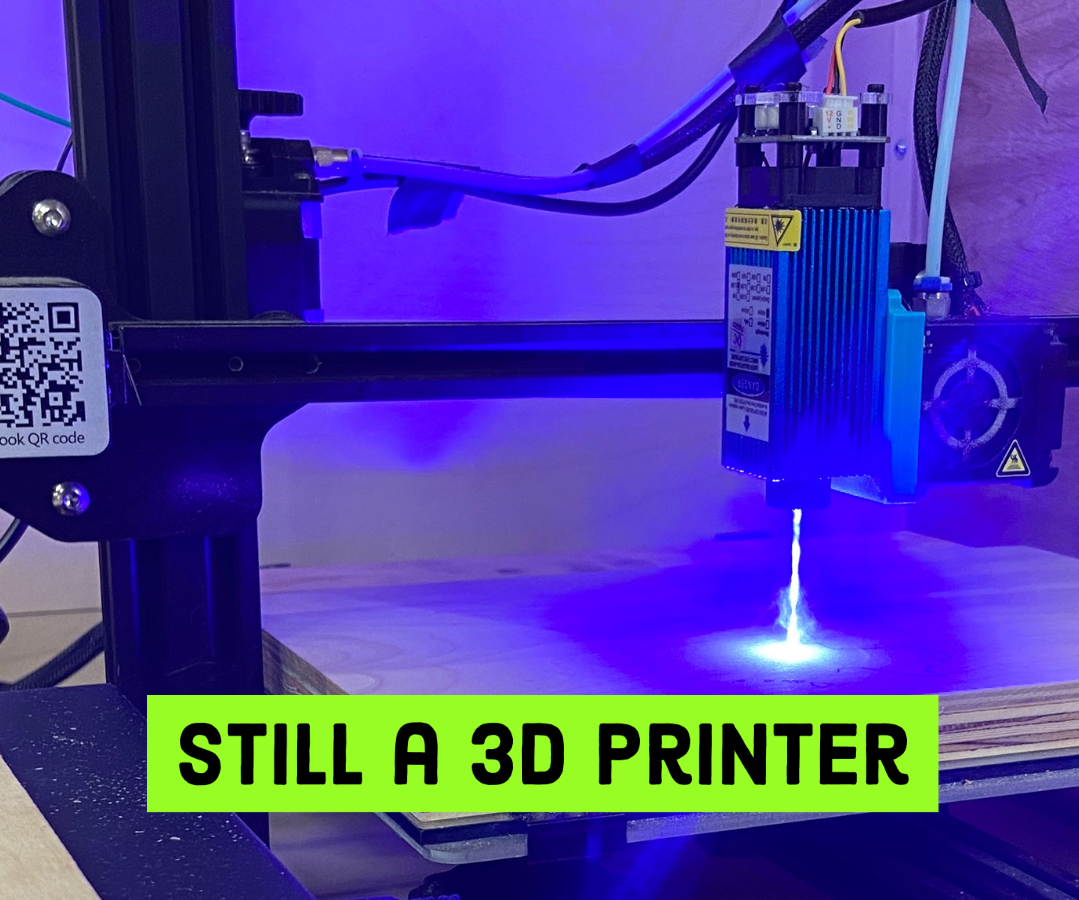 ADDING a 3-Wire Laser to a CR-10S 3D Printer