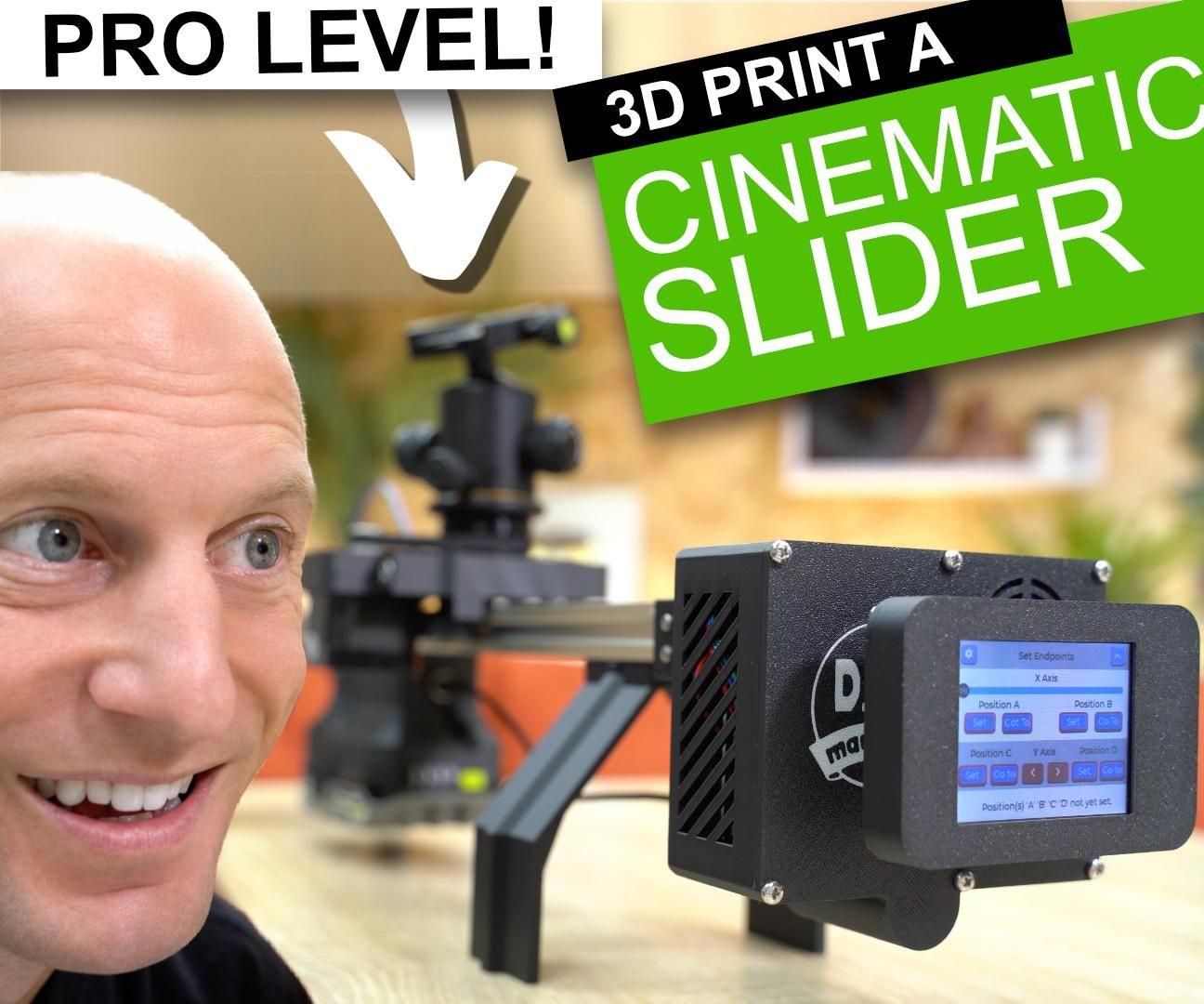 The Ultimate 3D Printed Robotic Camera Slider - Touchscreen UI! : 45 ...