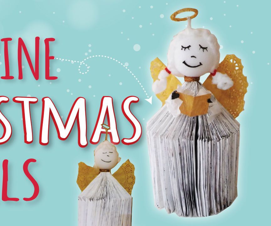 How to Make a Magazine Christmas Angel