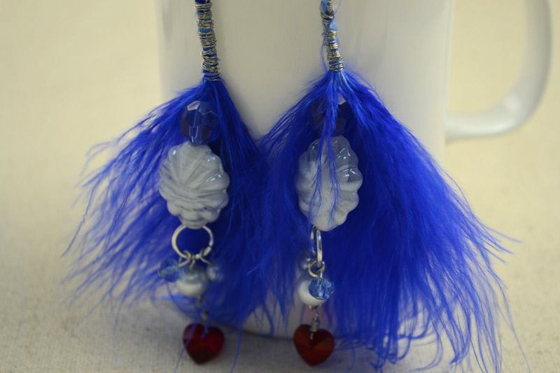 Mothers Day Presents to Make-DIY Feather Earrings