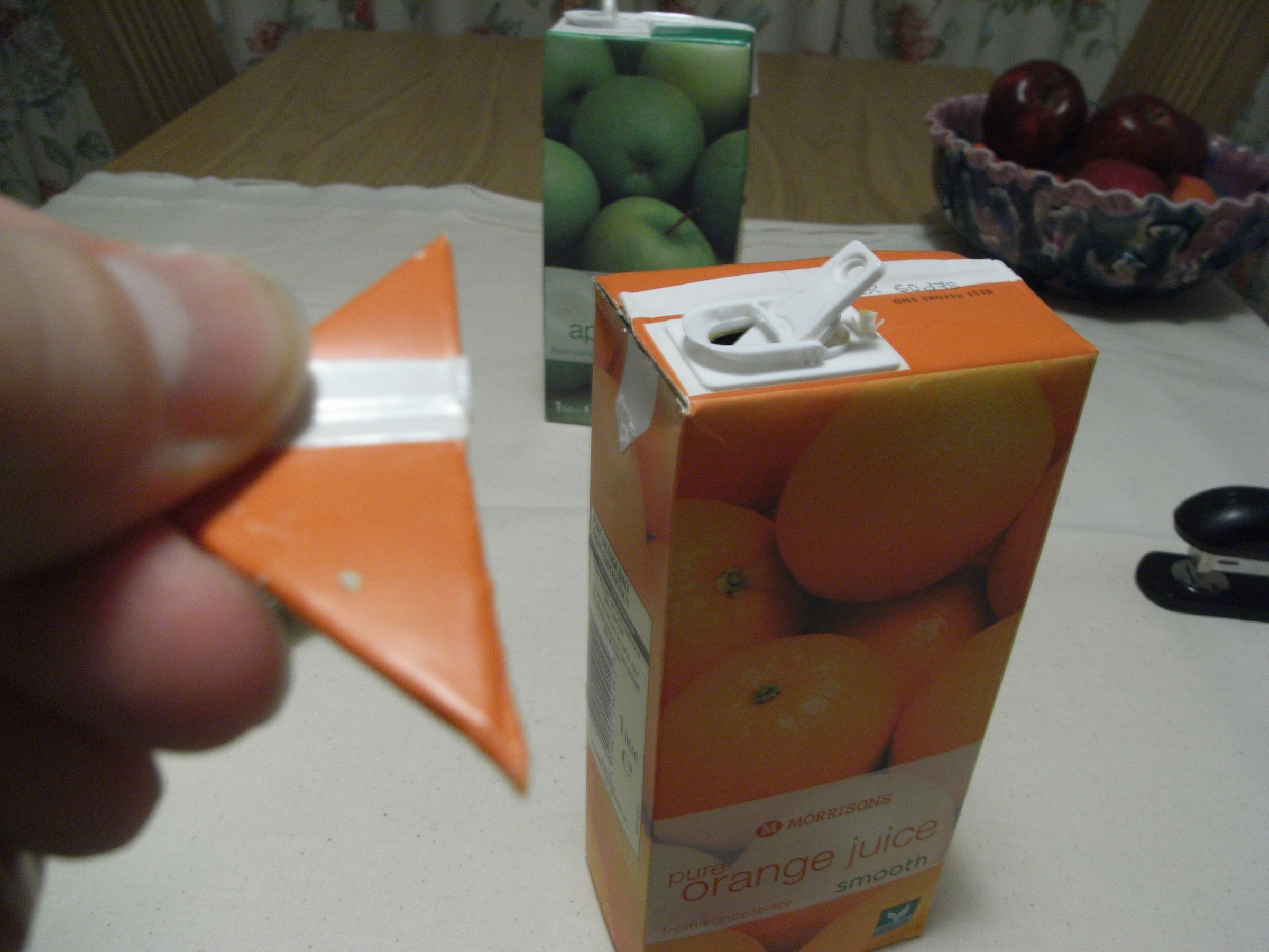 Juice Box Magazine Holder 4 Steps Instructables