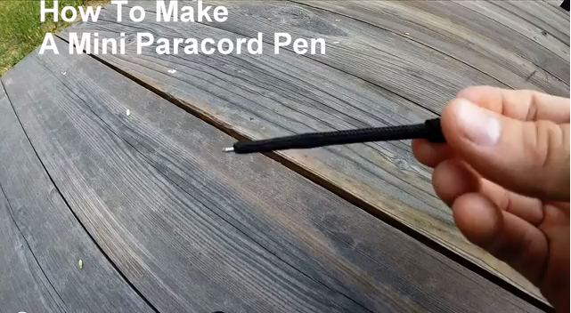 5 Minute Mini Paracord Pen