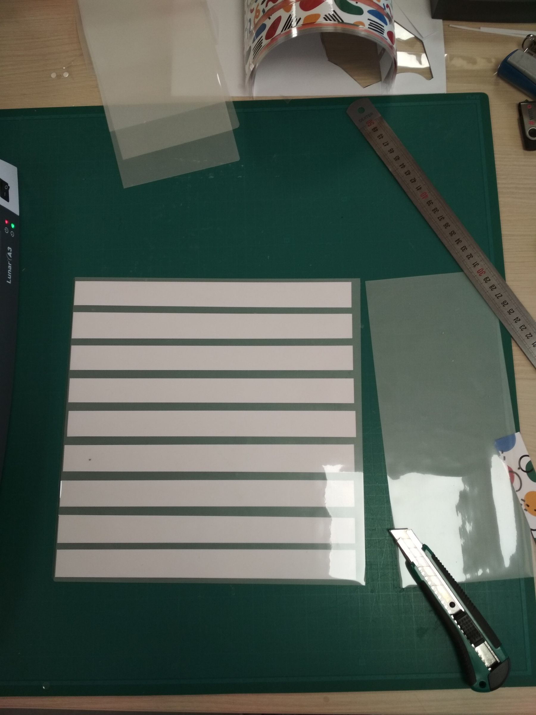 Face Shield Against COVID With Laminator or Hair Straightener 9 Steps