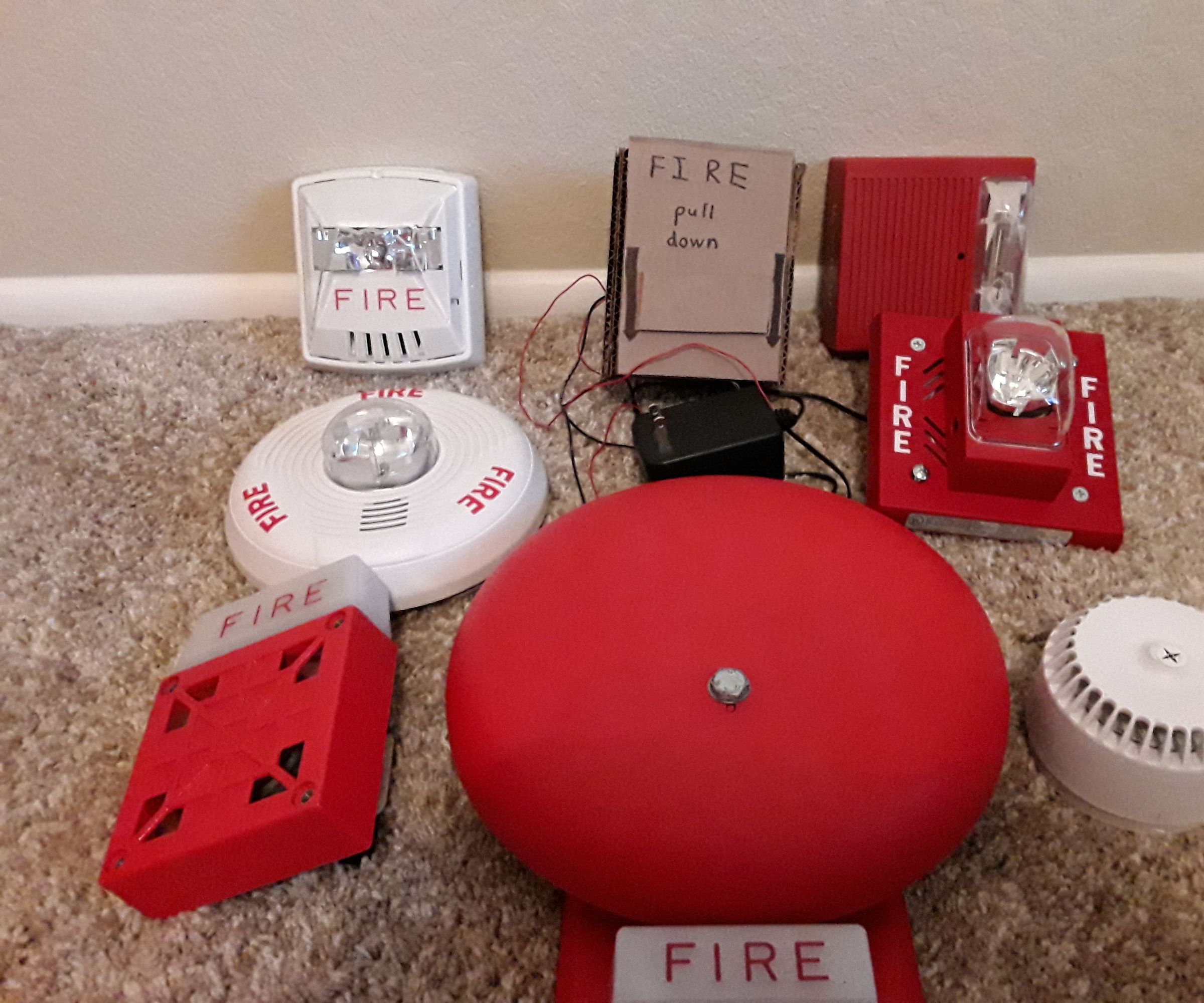 Cardboard Fire Alarm Pull Station/Call Point