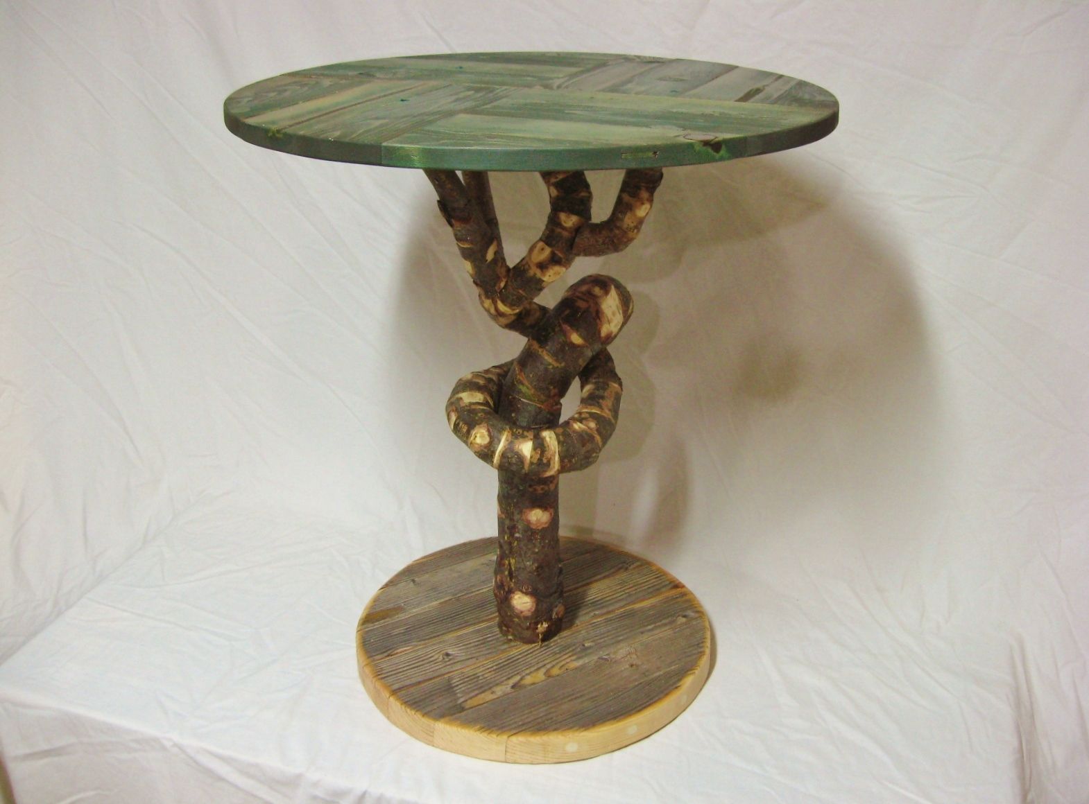 Knotted Tree Table (from Old Christmas Trees)