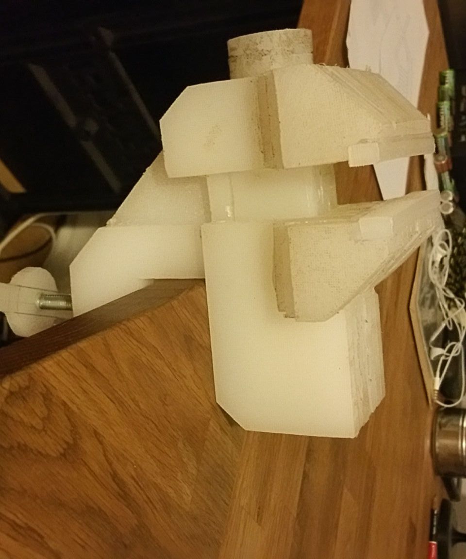 Plastic Vise From 2 IKEA Cutting Boards