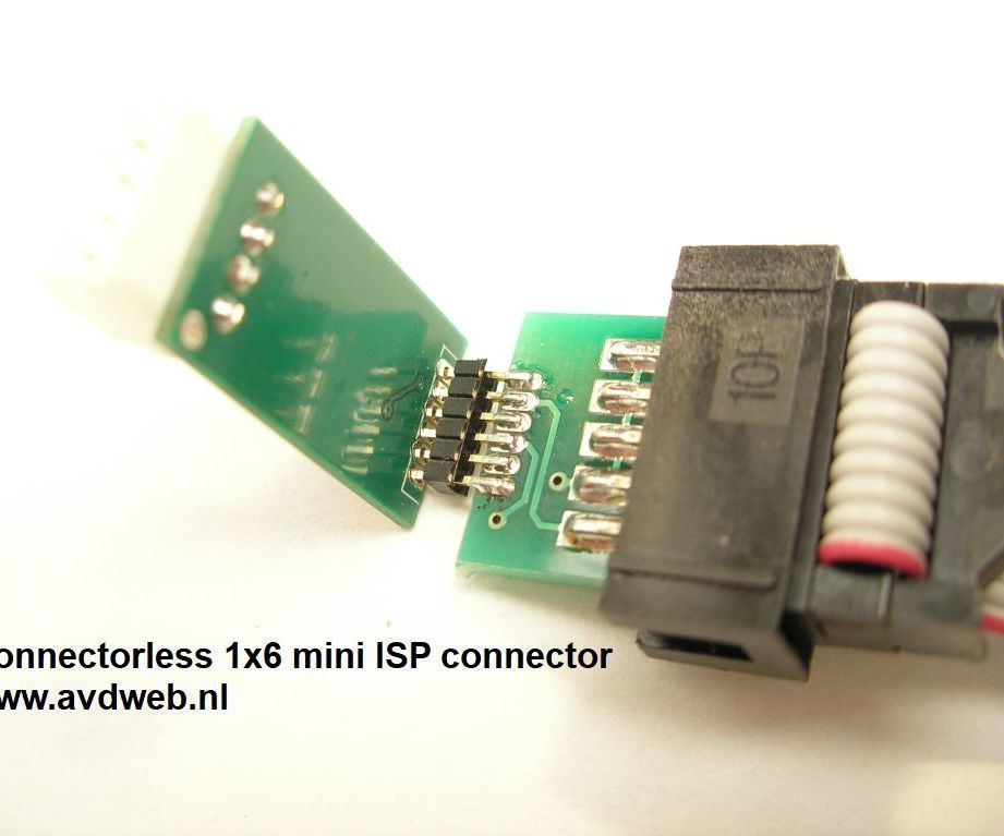 Connectorless Zigzag ISP Connector