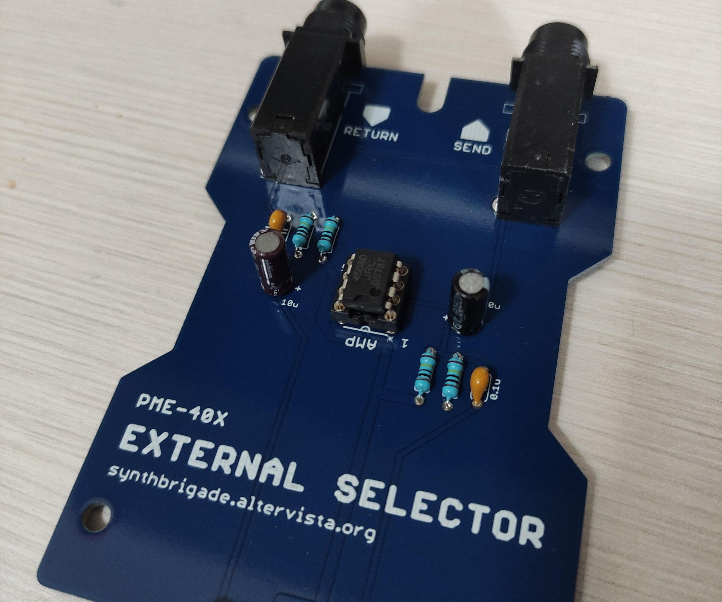 DIY Korg PME40X External Selector "Clone"