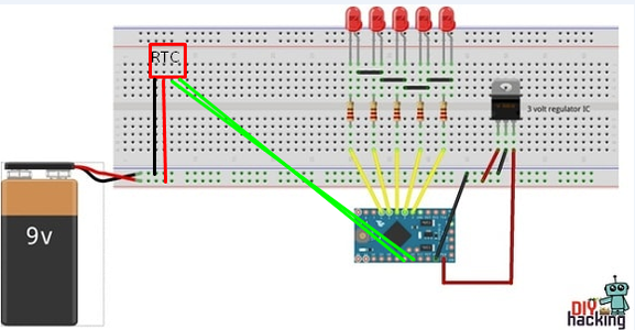 Rotating LED Clock : 5 Steps (with Pictures) - Instructables