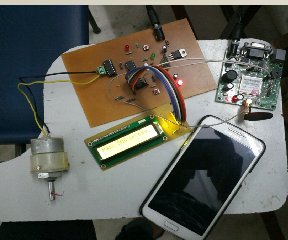 Arduino Based Digital Door Lock Using GSM and Bluetooth