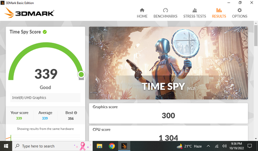 BENCHMARK RESULT