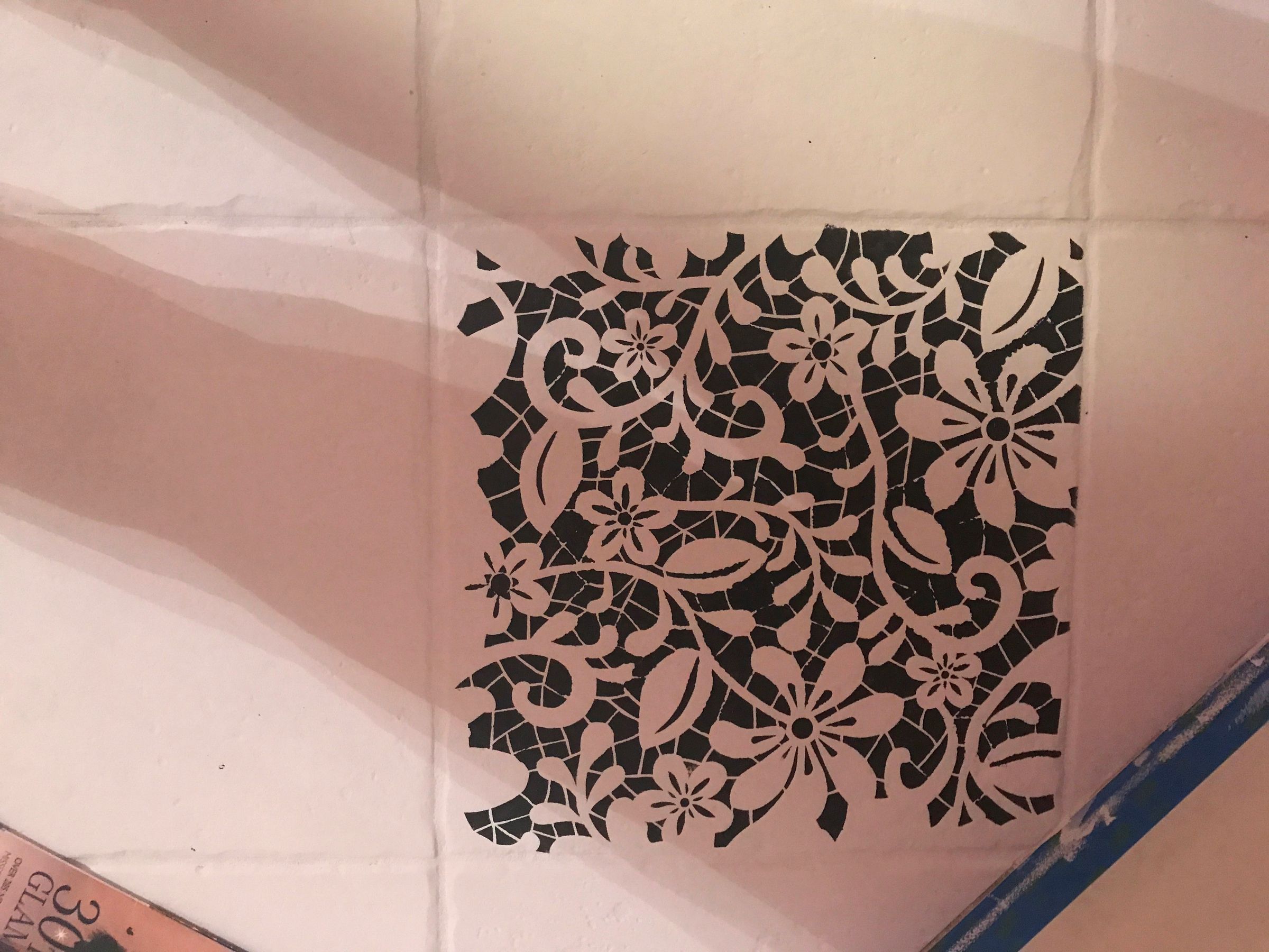 Bathroom Tile Floor Stencil : 10 Steps (with Pictures) - Instructables