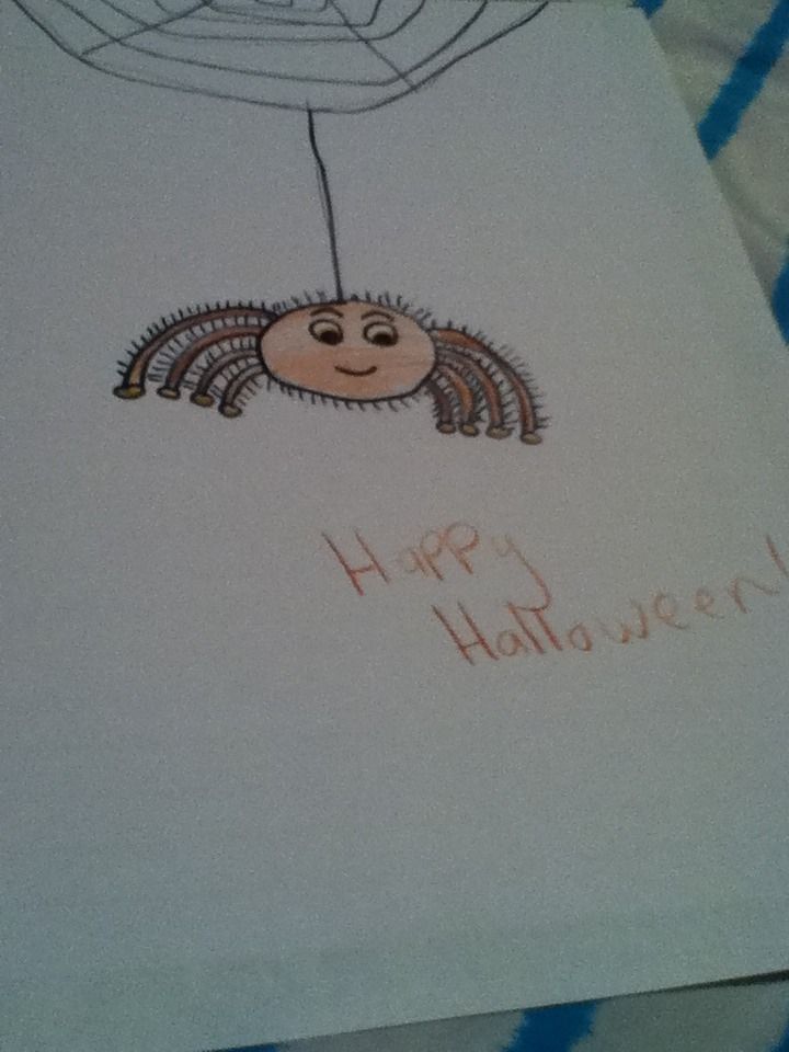 How To Draw A Spider