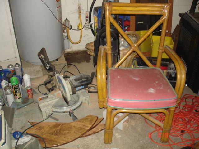 Turn an Old Chair Into a Portable Miter Saw Stand
