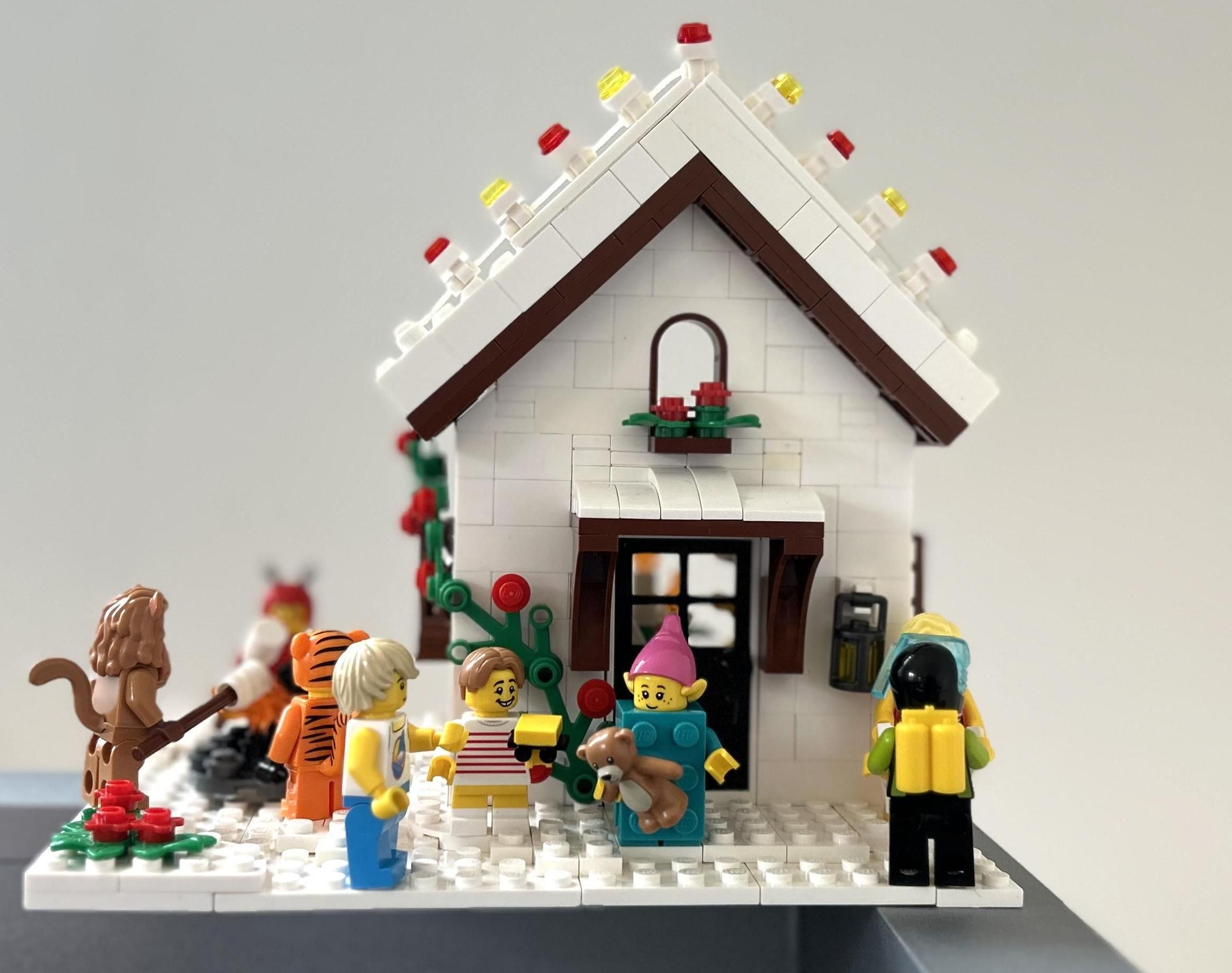 How to Build My LEGO Holiday House in Seven Steps. No Instructions Needed!