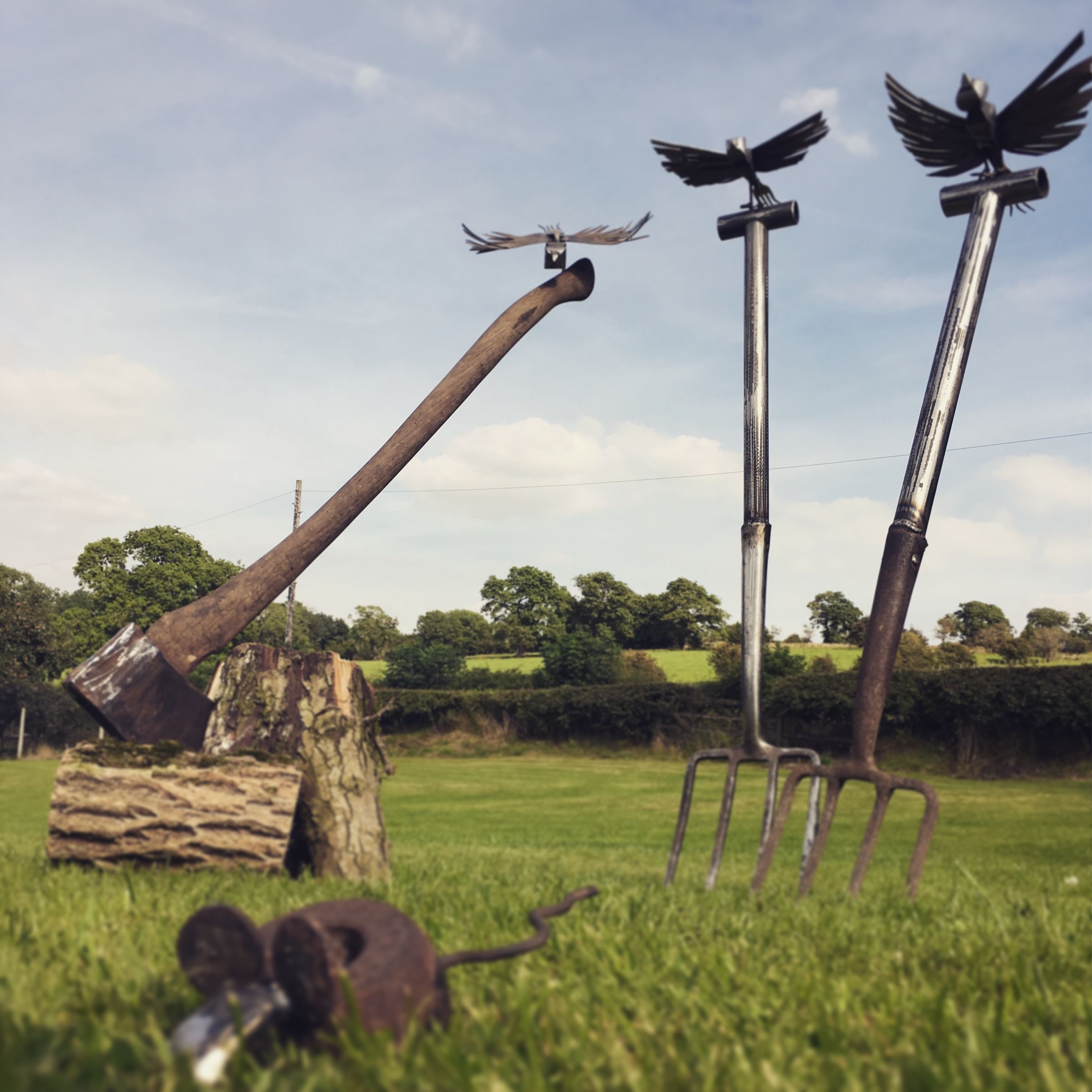Little Scrap Metal Birds 3 Steps Instructables