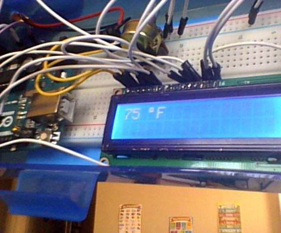 Arduino LCD Thermometer