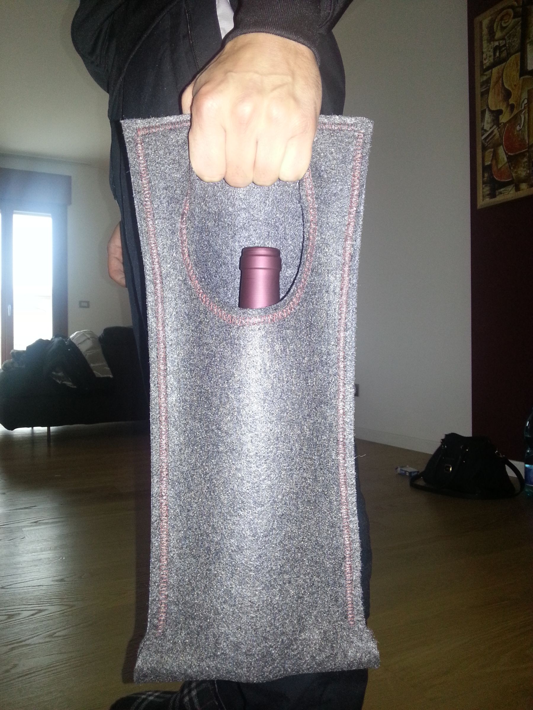 Felt Wine Bag 8 Steps Instructables