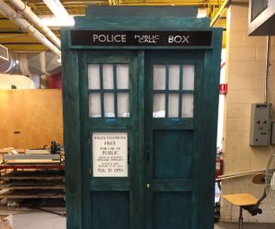 Full Scale TARDIS Shed/Storage Build!