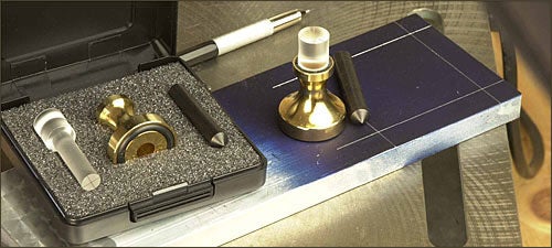 Center Punch a Dimple