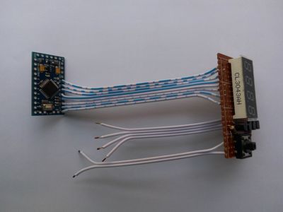 Connecting Display Board With Arduino Mini Pro