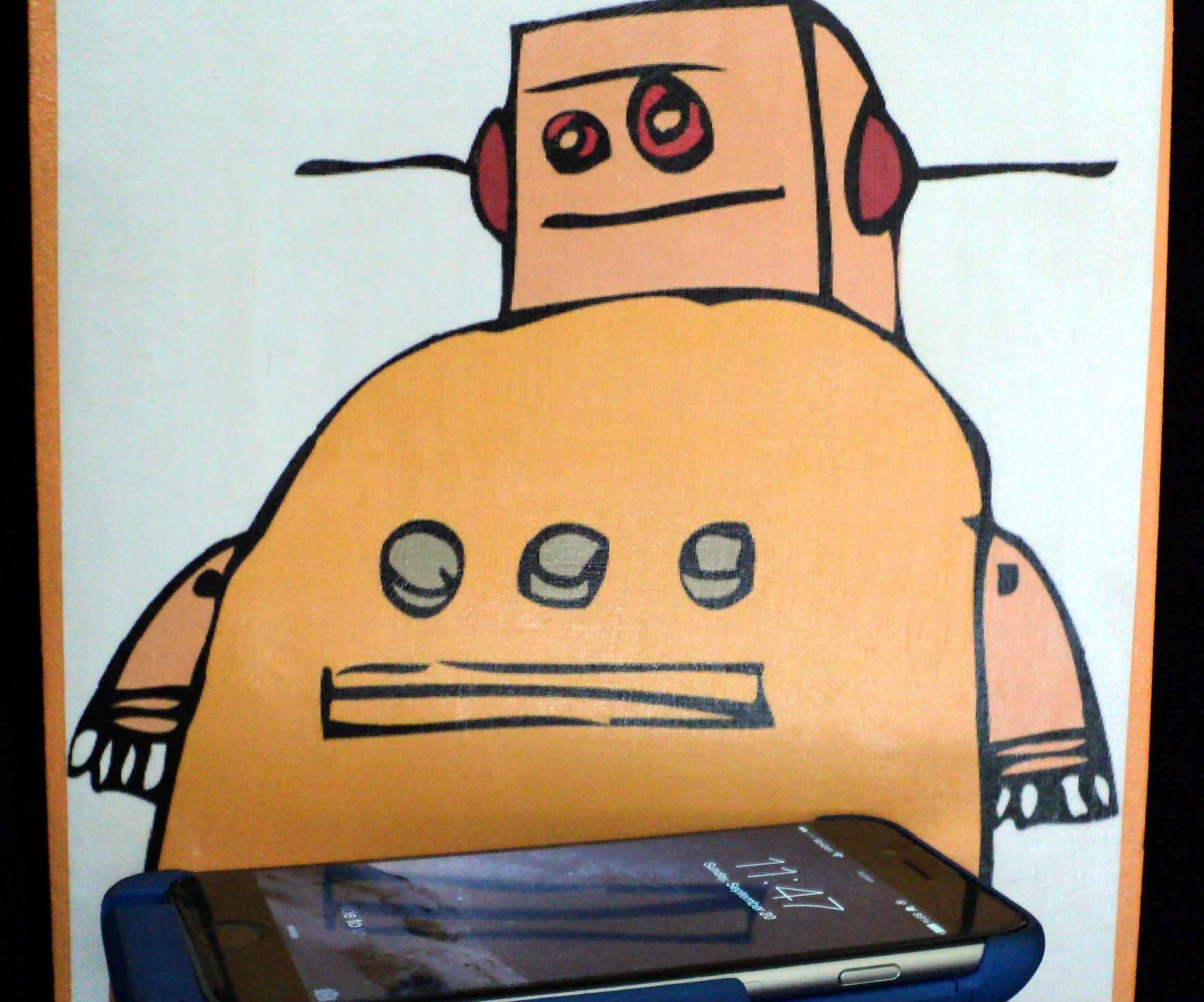 Instructables Robot Picture Shelf