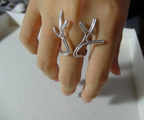 Handmade Winding Elk Horn Ring By Yourself