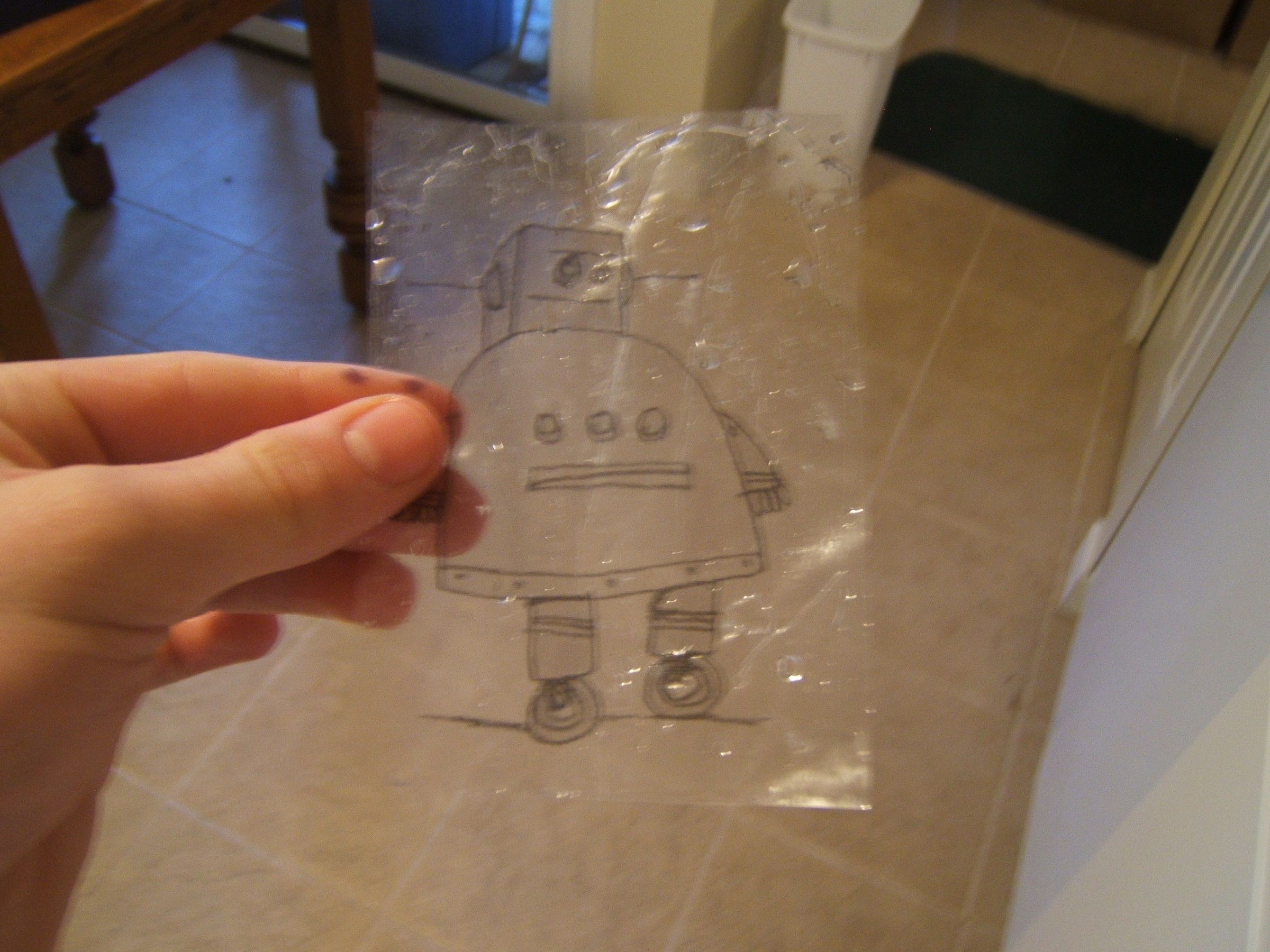 Packing Tape Image Transfers