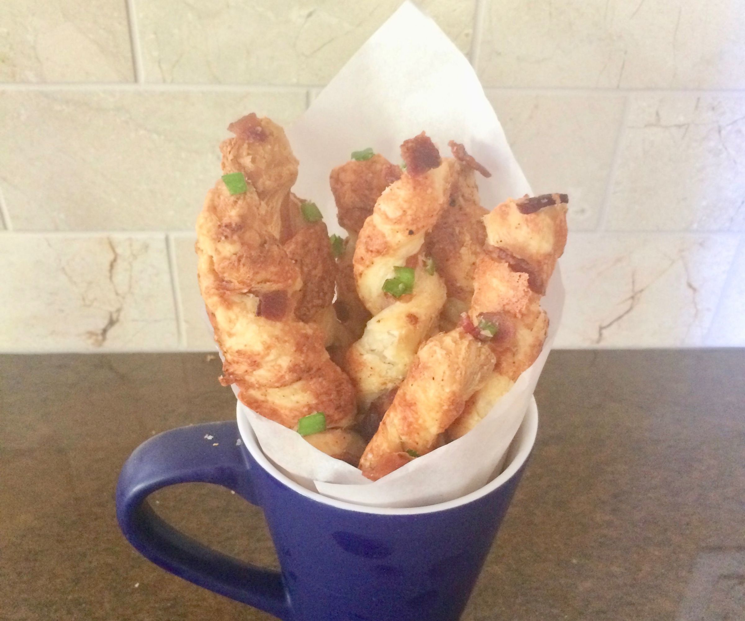 Crispy Bacon Cheese Straws