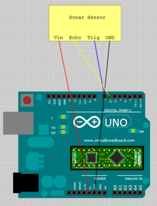 Wiring the Sonar Sensor