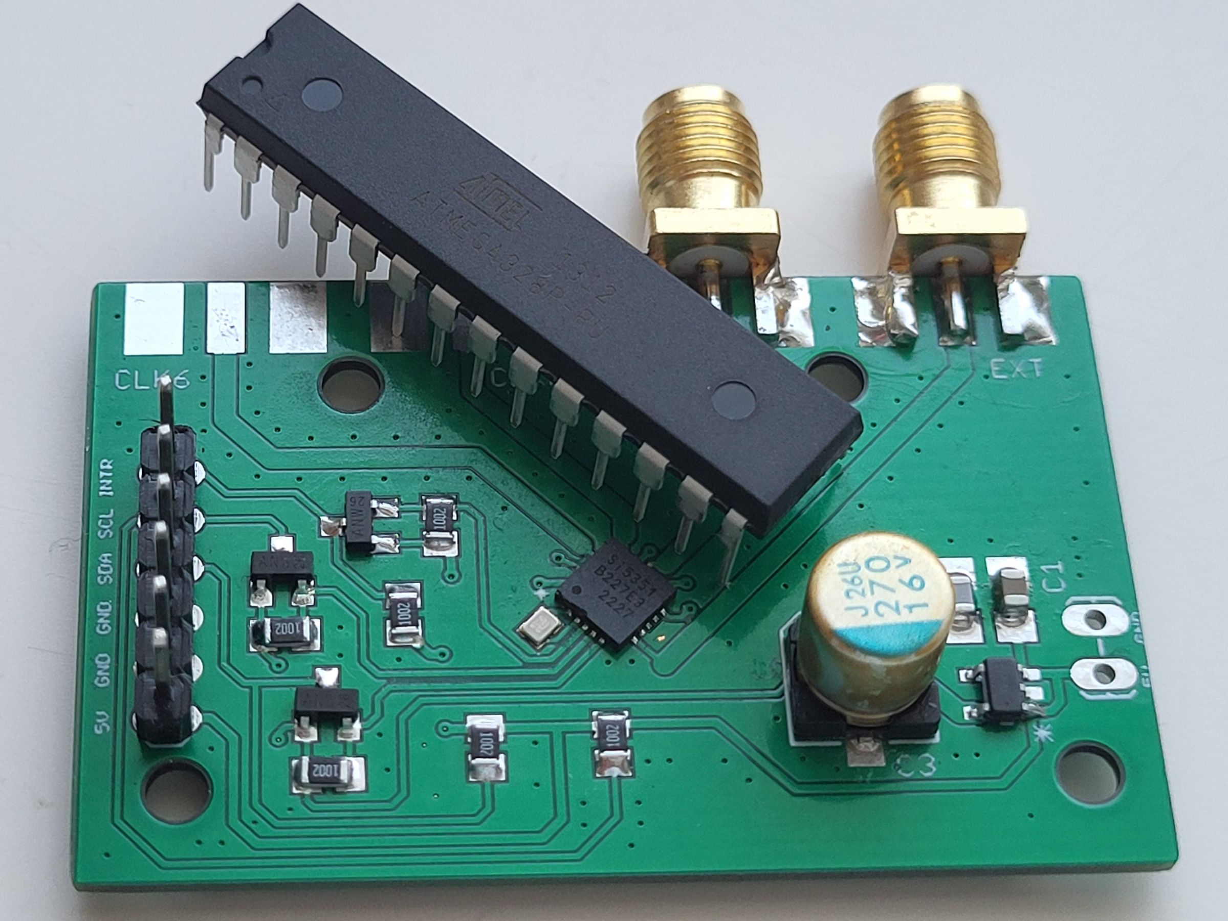 Si5351C Auxiliary Board for GPSDO 10 Mhz Instructables
