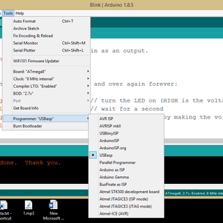 ATmega8 As Arduino (using Internal 8Mhz Crystal) : 7 Steps (with ...
