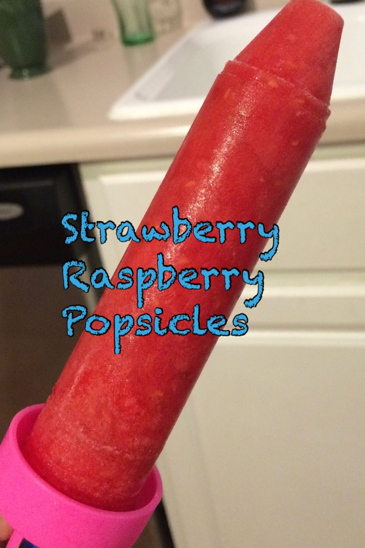 Strawberry Raspberry Popsicle