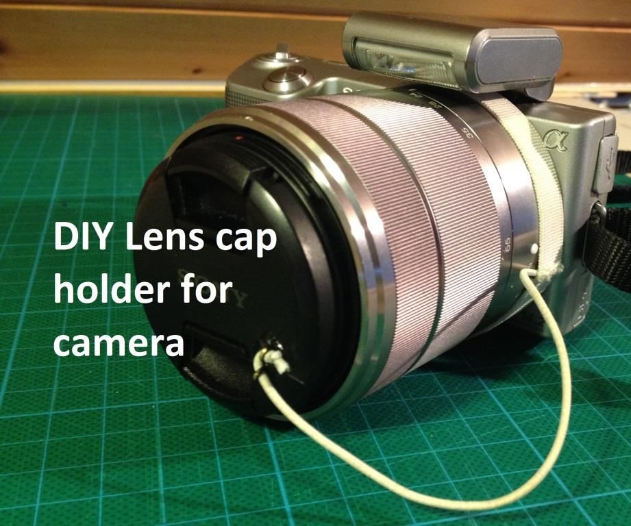 DIY Lens Cap Holder for Camera