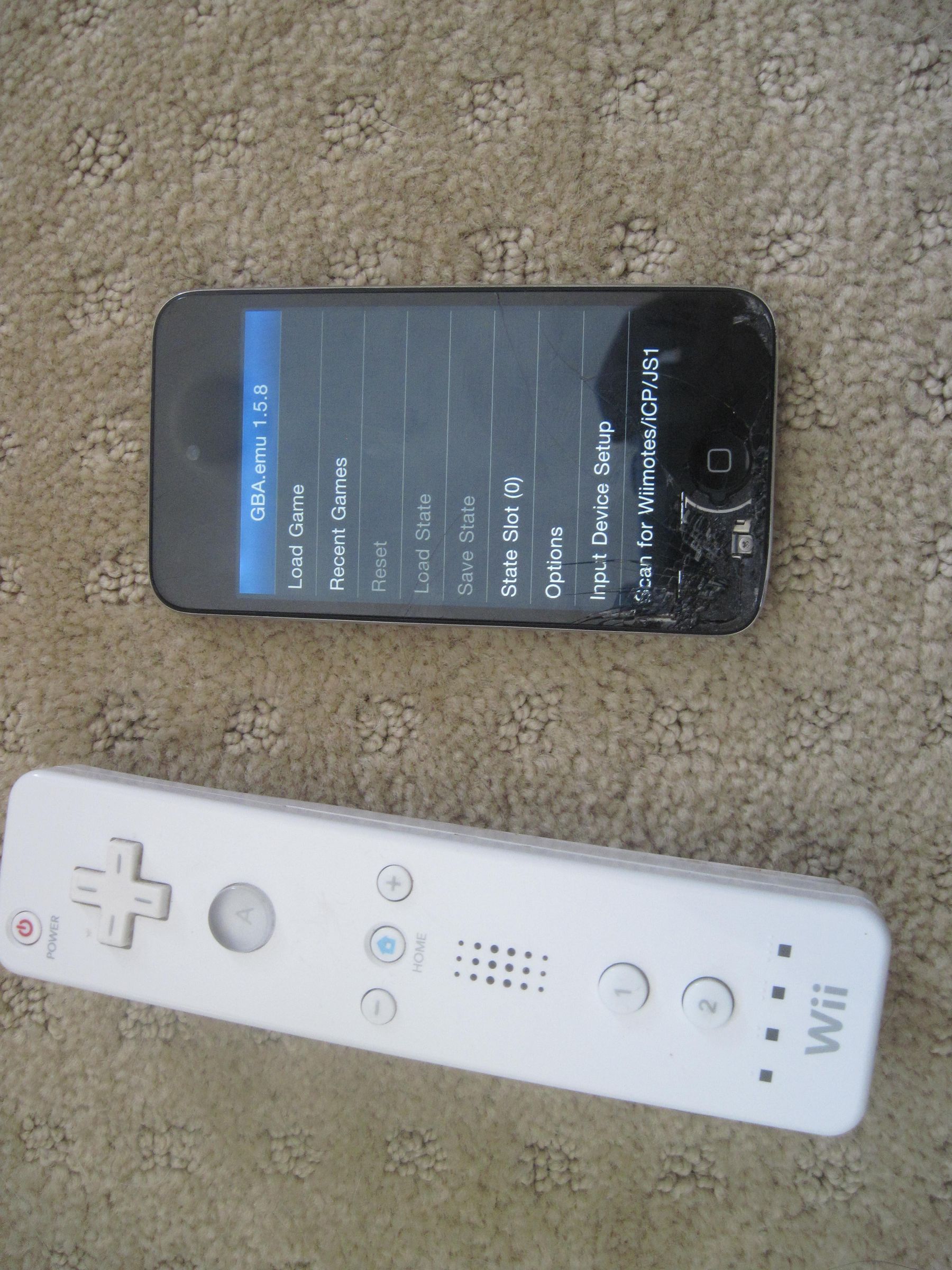 How To play gba color pokemon with wiimote on ipod touch