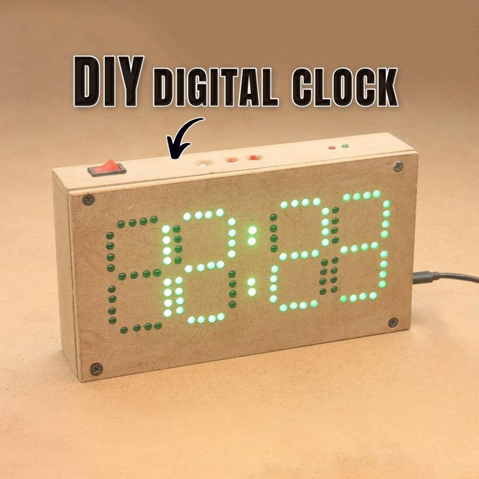 Digital Clock Arduino Project How to Make a Digital Clock at Home Using Arduino | Full Tutorial : 12 ...